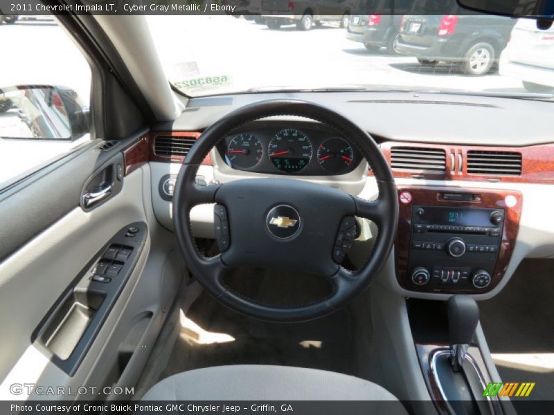 Cyber Gray Metallic / Ebony 2011 Chevrolet Impala LT