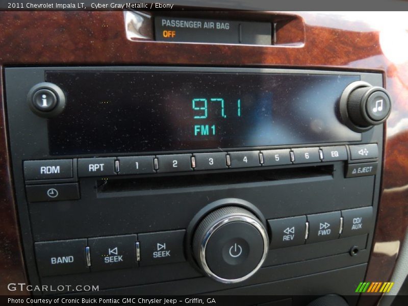 Cyber Gray Metallic / Ebony 2011 Chevrolet Impala LT