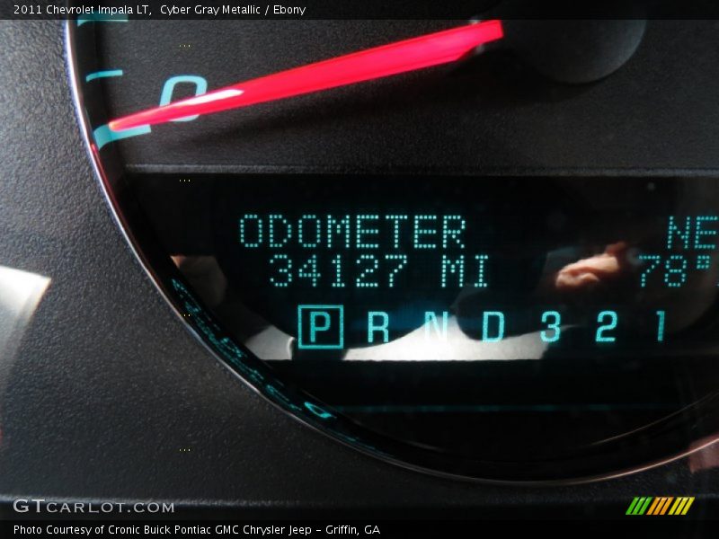Cyber Gray Metallic / Ebony 2011 Chevrolet Impala LT