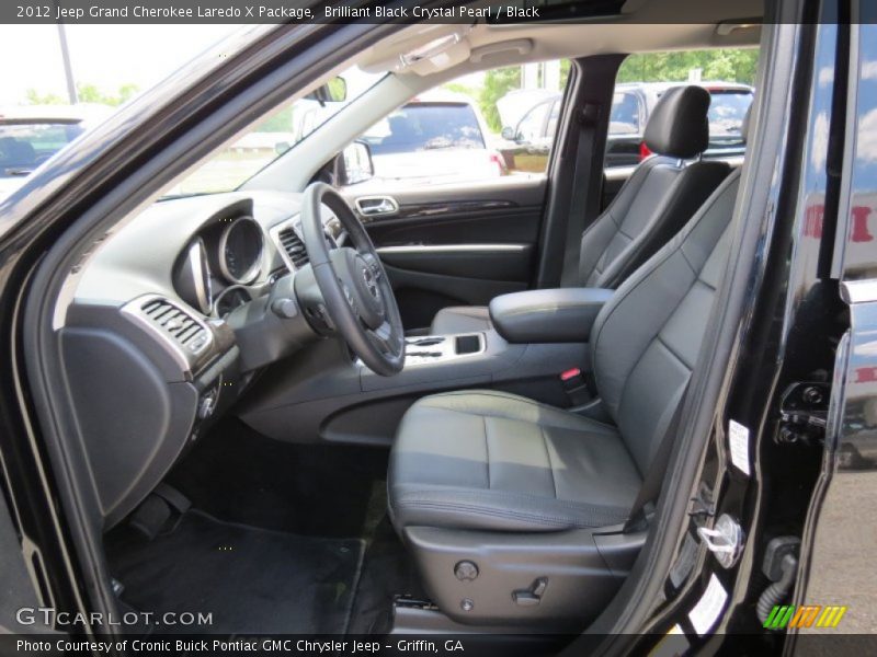 Brilliant Black Crystal Pearl / Black 2012 Jeep Grand Cherokee Laredo X Package