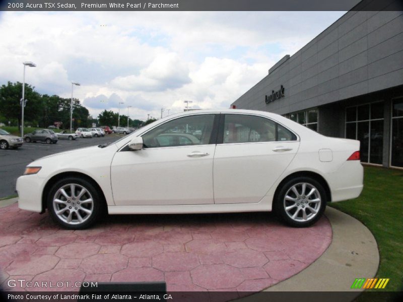 Premium White Pearl / Parchment 2008 Acura TSX Sedan