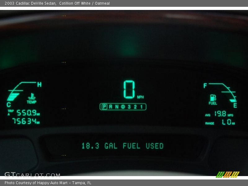 Cotillion Off White / Oatmeal 2003 Cadillac DeVille Sedan