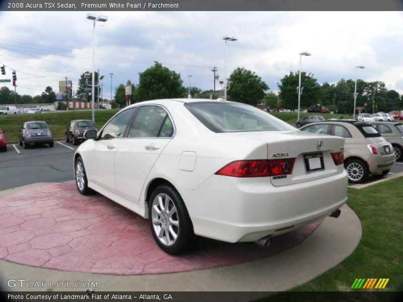 Premium White Pearl / Parchment 2008 Acura TSX Sedan
