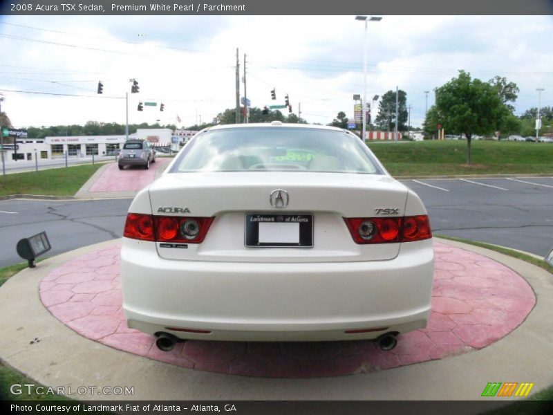 Premium White Pearl / Parchment 2008 Acura TSX Sedan