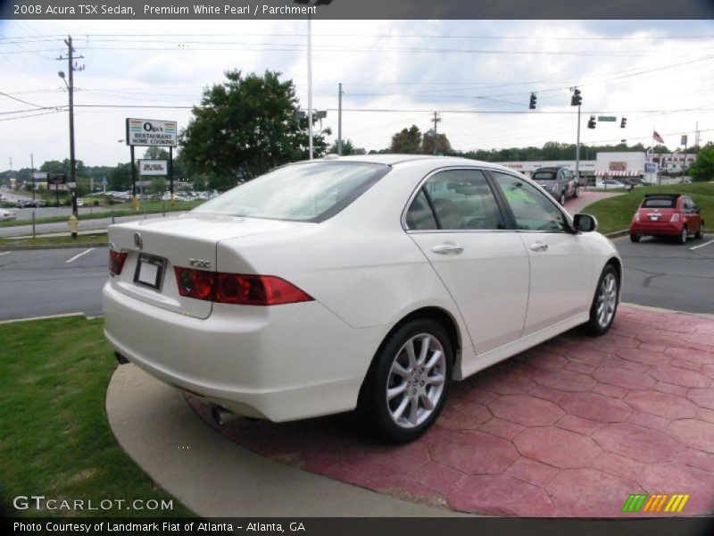 Premium White Pearl / Parchment 2008 Acura TSX Sedan