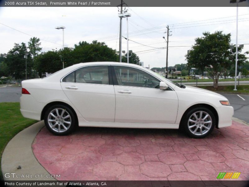 Premium White Pearl / Parchment 2008 Acura TSX Sedan