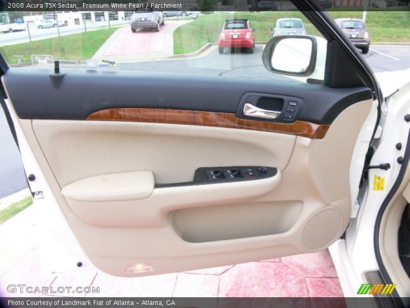 Premium White Pearl / Parchment 2008 Acura TSX Sedan