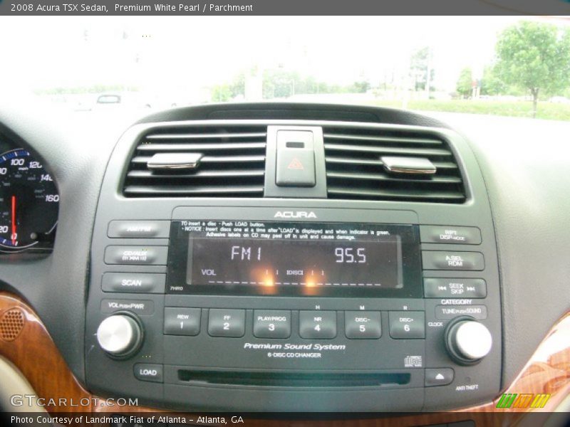 Premium White Pearl / Parchment 2008 Acura TSX Sedan