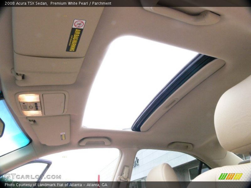 Premium White Pearl / Parchment 2008 Acura TSX Sedan