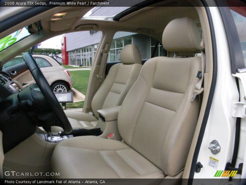 Premium White Pearl / Parchment 2008 Acura TSX Sedan