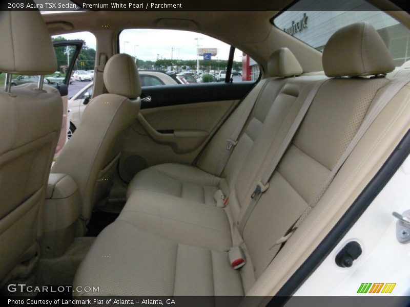 Premium White Pearl / Parchment 2008 Acura TSX Sedan