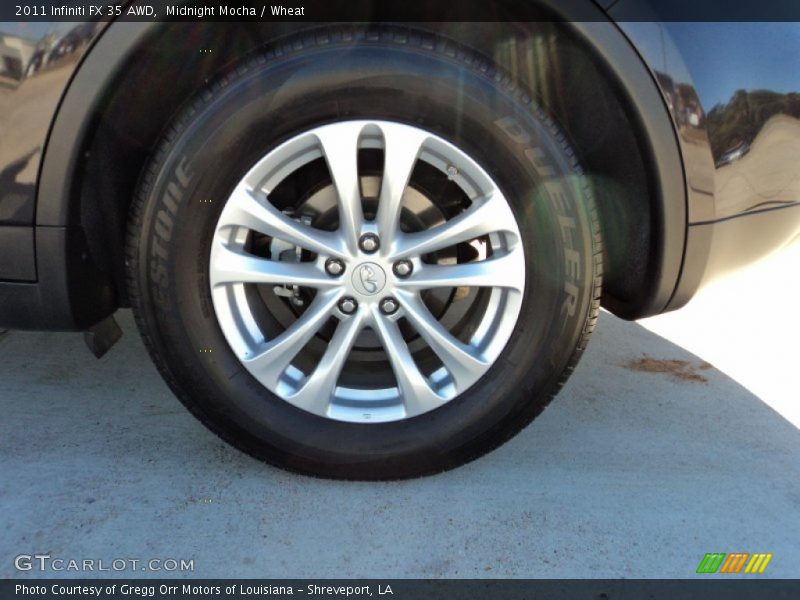 Midnight Mocha / Wheat 2011 Infiniti FX 35 AWD