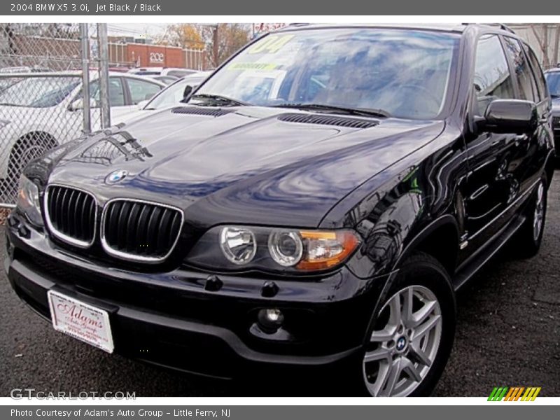 Jet Black / Black 2004 BMW X5 3.0i