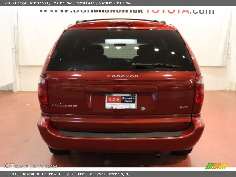 Inferno Red Crystal Pearl / Medium Slate Gray 2006 Dodge Caravan SXT