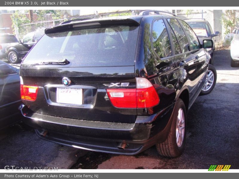 Jet Black / Black 2004 BMW X5 3.0i