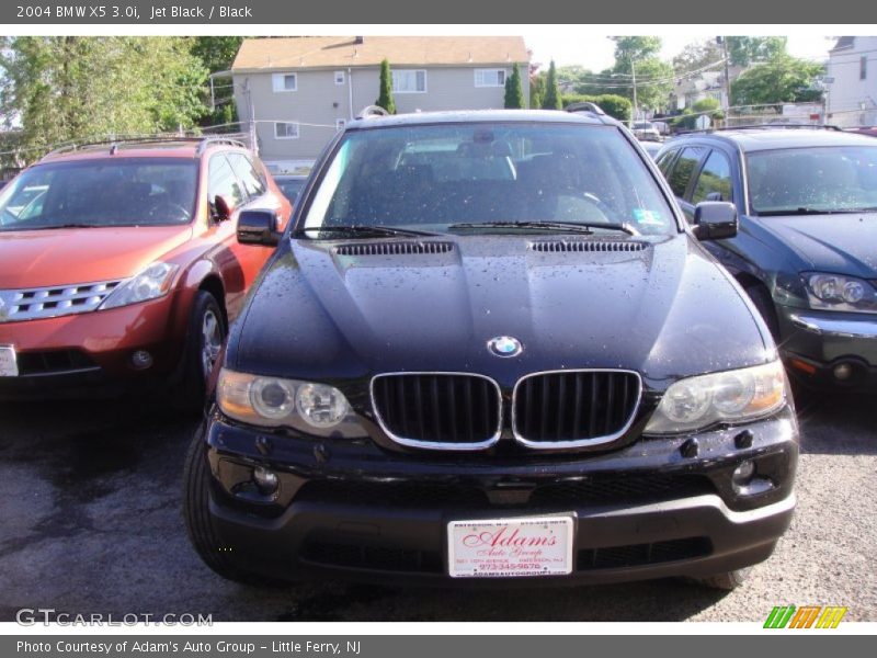 Jet Black / Black 2004 BMW X5 3.0i