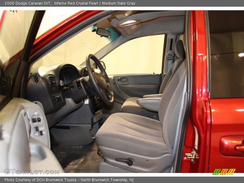 Inferno Red Crystal Pearl / Medium Slate Gray 2006 Dodge Caravan SXT