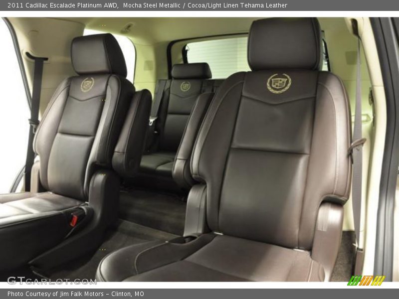 Mocha Steel Metallic / Cocoa/Light Linen Tehama Leather 2011 Cadillac Escalade Platinum AWD