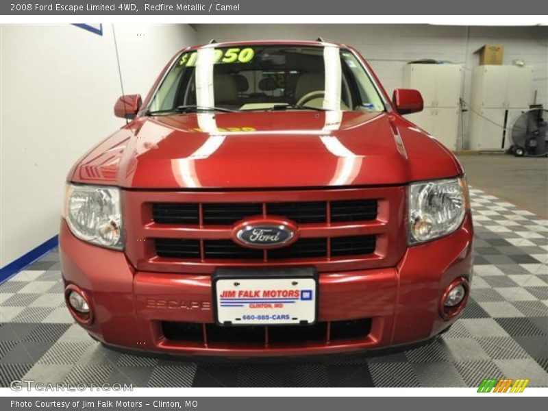 Redfire Metallic / Camel 2008 Ford Escape Limited 4WD