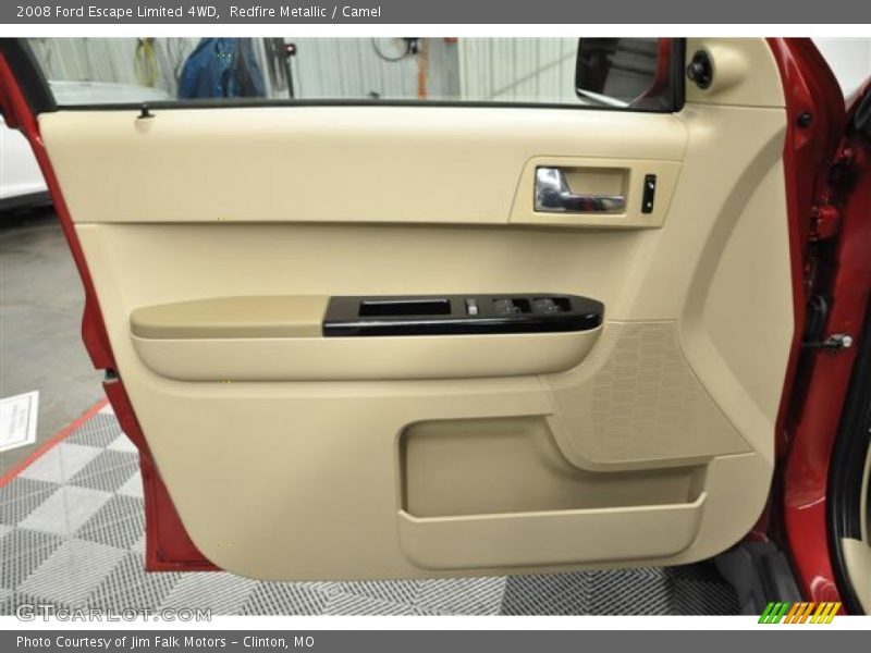 Redfire Metallic / Camel 2008 Ford Escape Limited 4WD