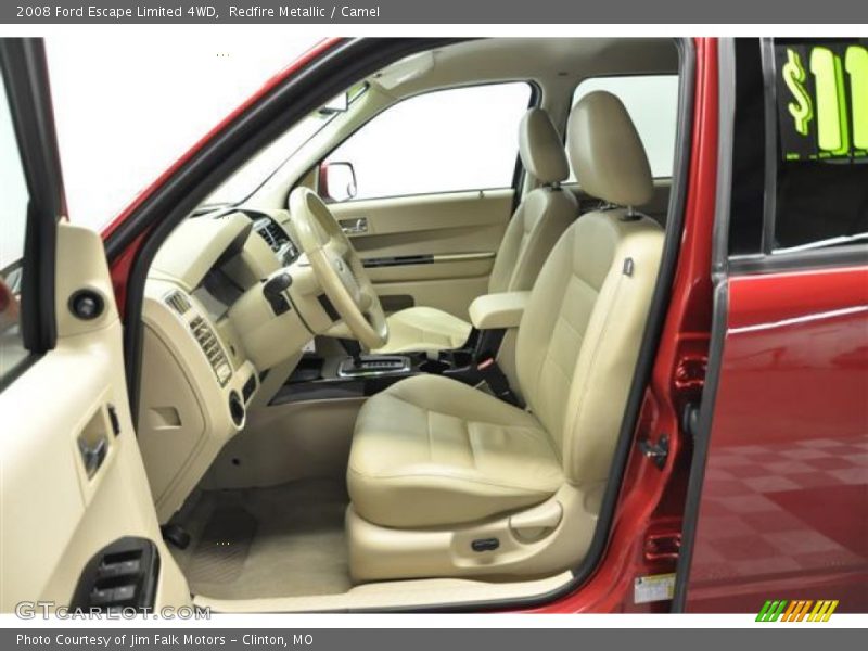 Redfire Metallic / Camel 2008 Ford Escape Limited 4WD