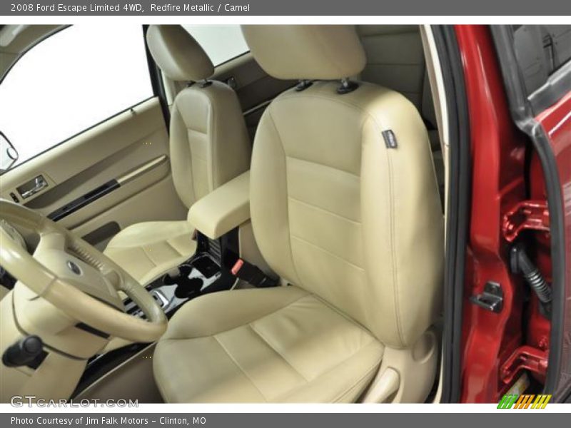 Redfire Metallic / Camel 2008 Ford Escape Limited 4WD