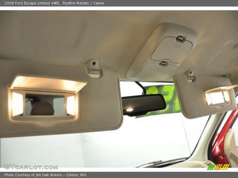 Redfire Metallic / Camel 2008 Ford Escape Limited 4WD