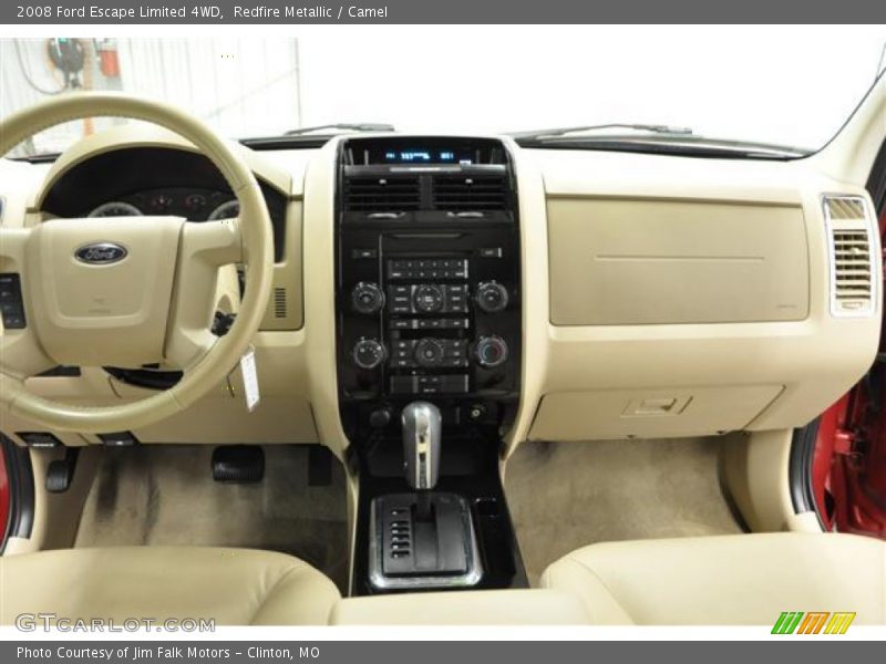 Redfire Metallic / Camel 2008 Ford Escape Limited 4WD