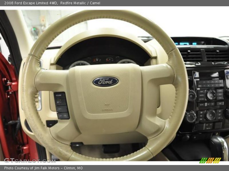 Redfire Metallic / Camel 2008 Ford Escape Limited 4WD