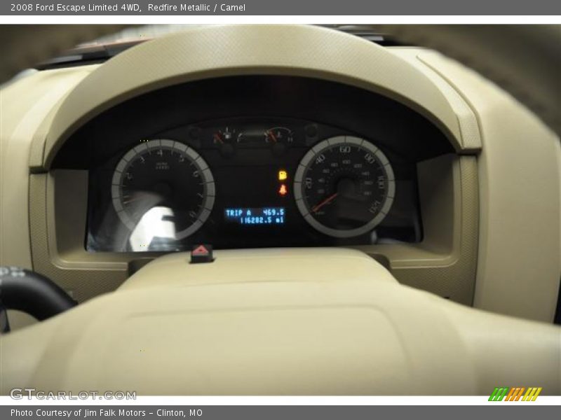 Redfire Metallic / Camel 2008 Ford Escape Limited 4WD