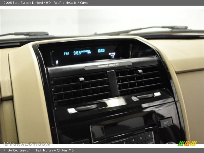 Redfire Metallic / Camel 2008 Ford Escape Limited 4WD