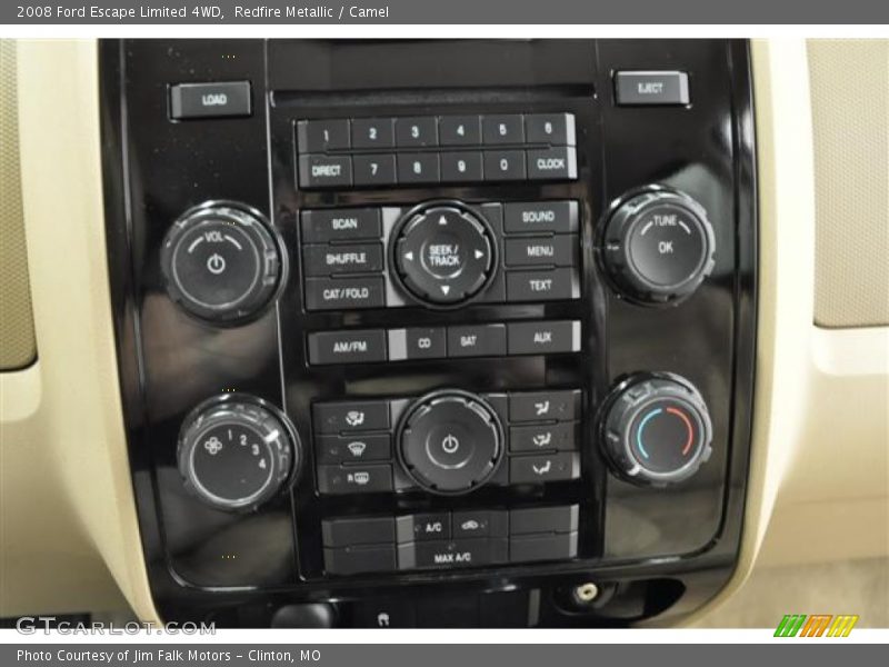 Redfire Metallic / Camel 2008 Ford Escape Limited 4WD