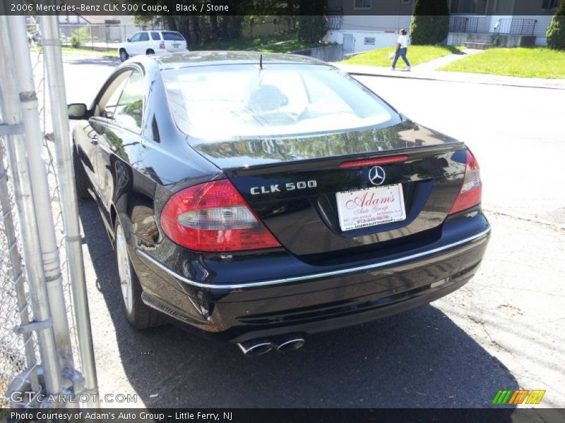 Black / Stone 2006 Mercedes-Benz CLK 500 Coupe