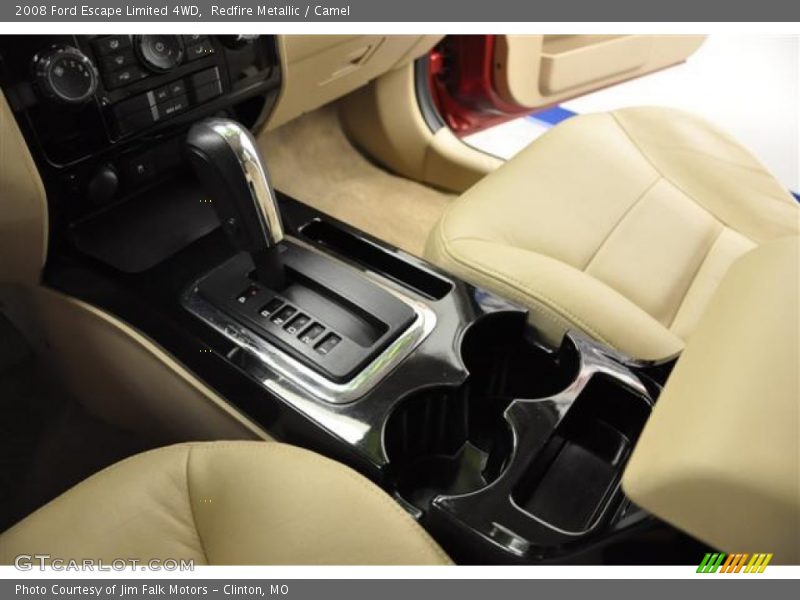 Redfire Metallic / Camel 2008 Ford Escape Limited 4WD