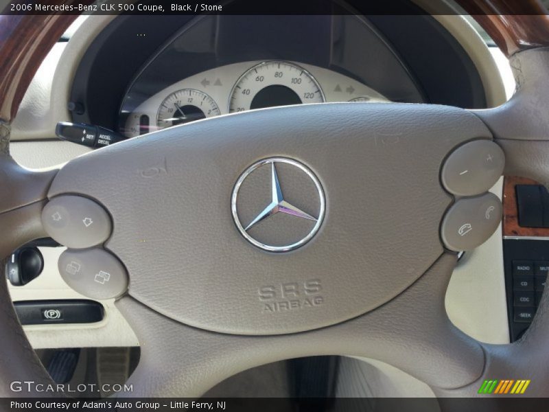 Black / Stone 2006 Mercedes-Benz CLK 500 Coupe