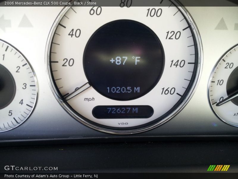 Black / Stone 2006 Mercedes-Benz CLK 500 Coupe