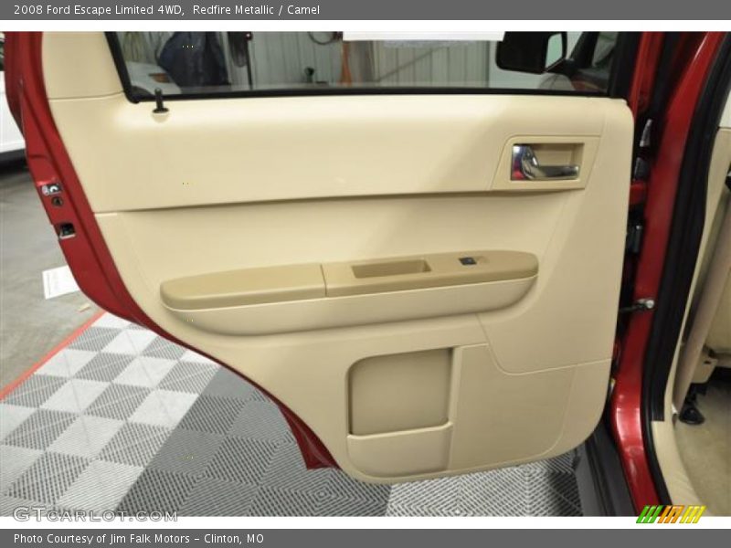 Redfire Metallic / Camel 2008 Ford Escape Limited 4WD