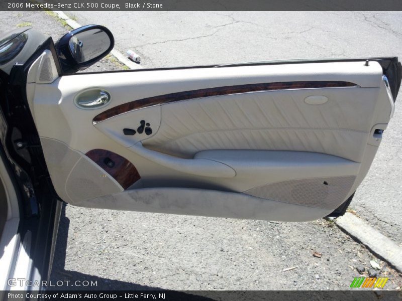 Black / Stone 2006 Mercedes-Benz CLK 500 Coupe