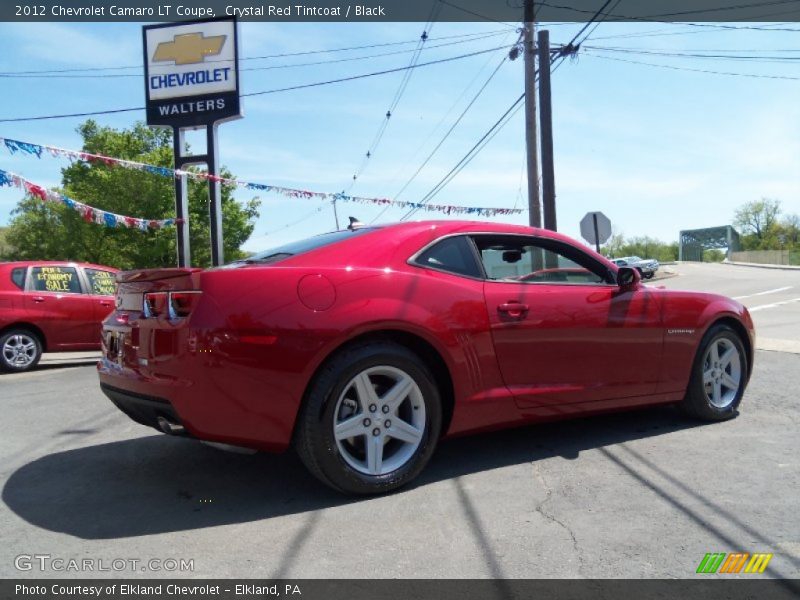 Crystal Red Tintcoat / Black 2012 Chevrolet Camaro LT Coupe