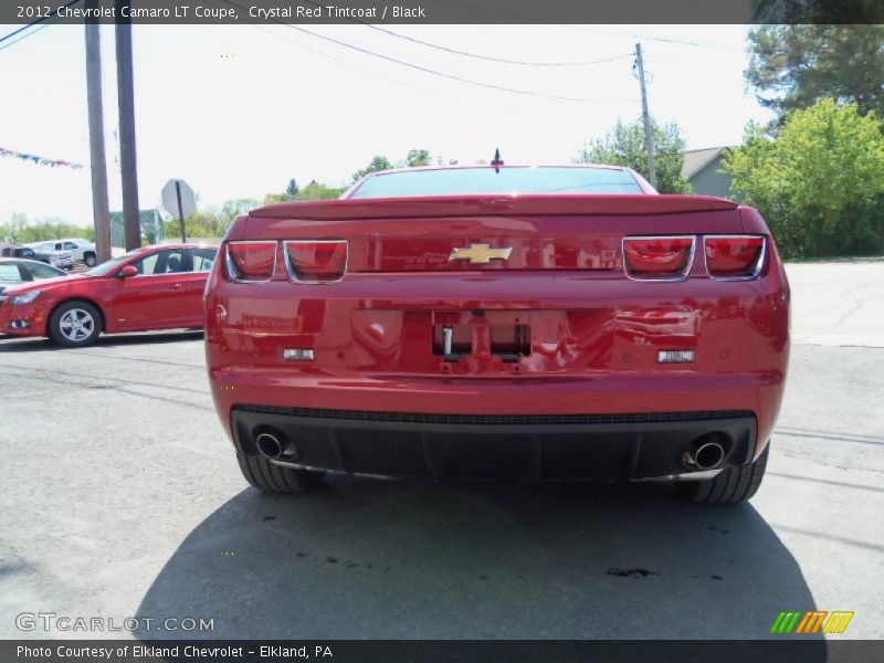 Crystal Red Tintcoat / Black 2012 Chevrolet Camaro LT Coupe