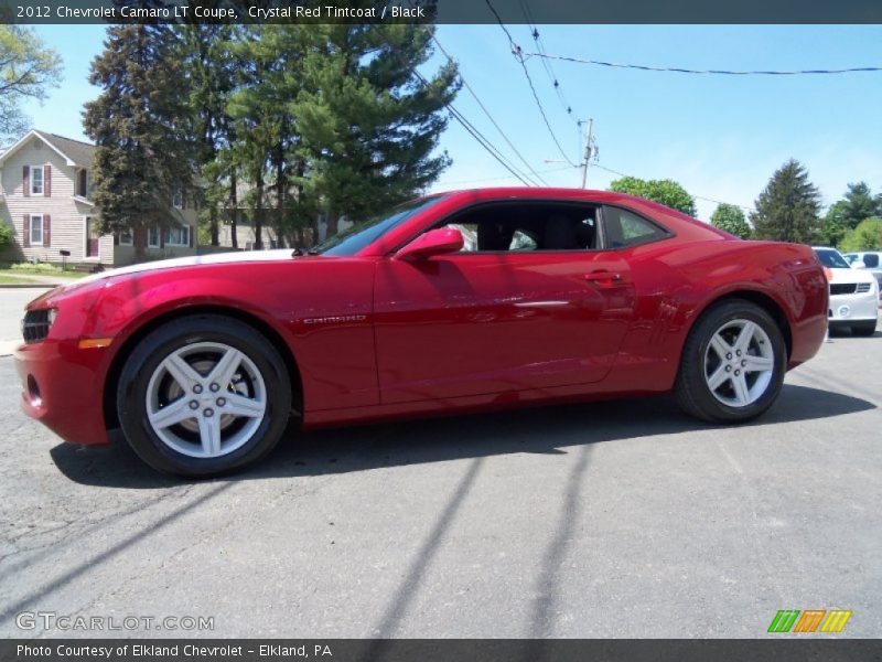 Crystal Red Tintcoat / Black 2012 Chevrolet Camaro LT Coupe