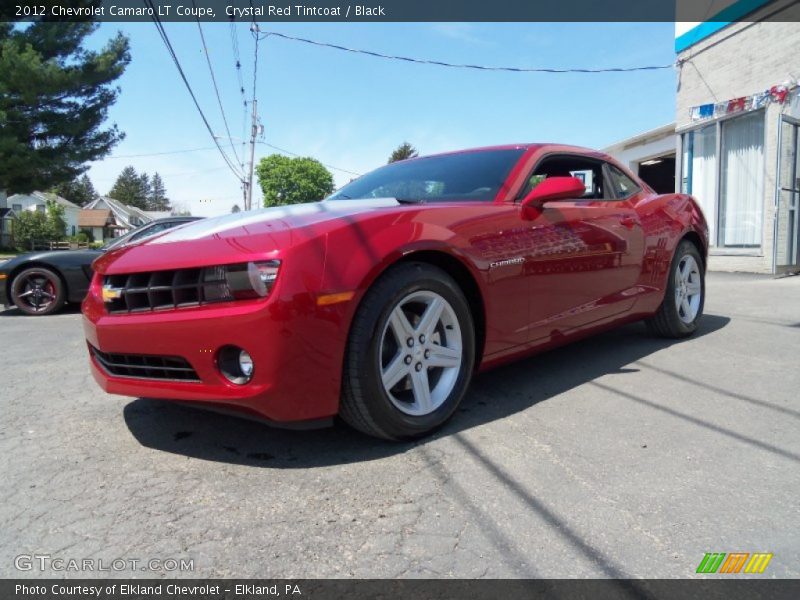 Crystal Red Tintcoat / Black 2012 Chevrolet Camaro LT Coupe