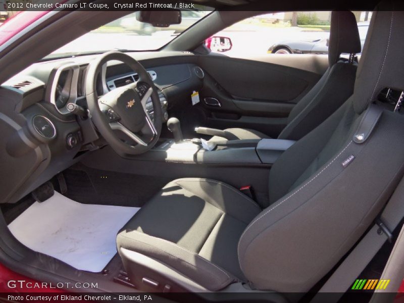 Crystal Red Tintcoat / Black 2012 Chevrolet Camaro LT Coupe