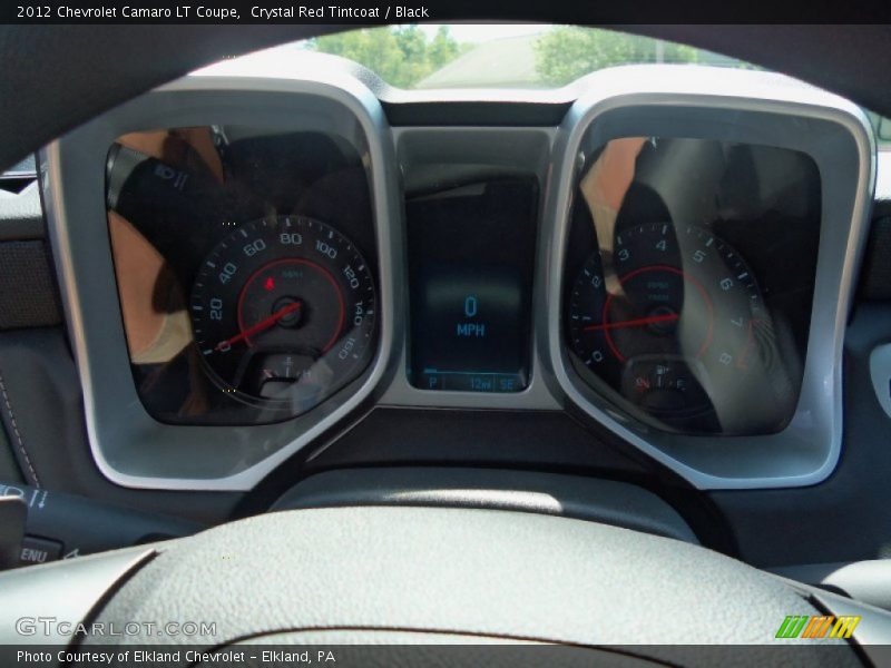 Crystal Red Tintcoat / Black 2012 Chevrolet Camaro LT Coupe