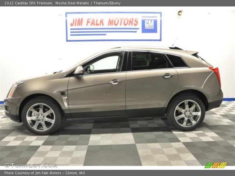 Mocha Steel Metallic / Titanium/Ebony 2012 Cadillac SRX Premium