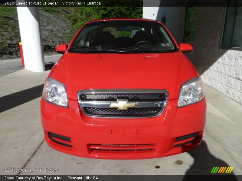 Victory Red / Charcoal 2010 Chevrolet Aveo LT Sedan