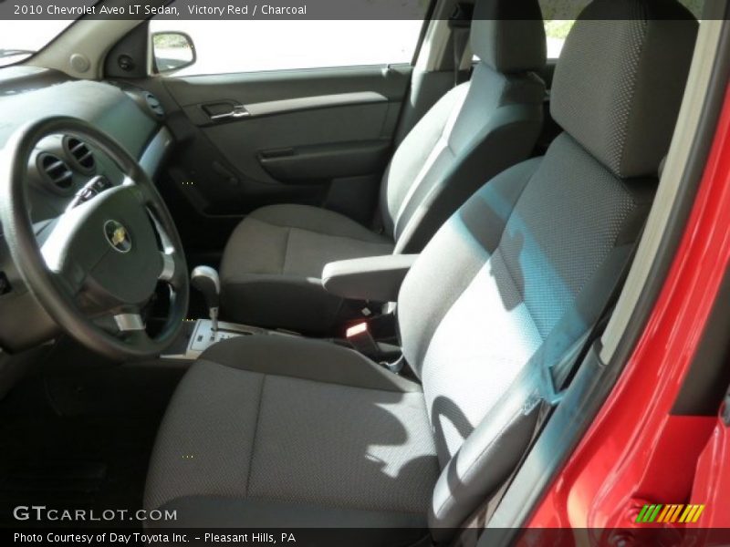 Victory Red / Charcoal 2010 Chevrolet Aveo LT Sedan