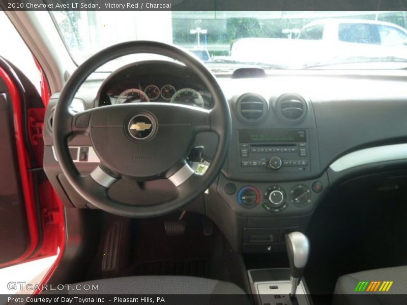 Victory Red / Charcoal 2010 Chevrolet Aveo LT Sedan
