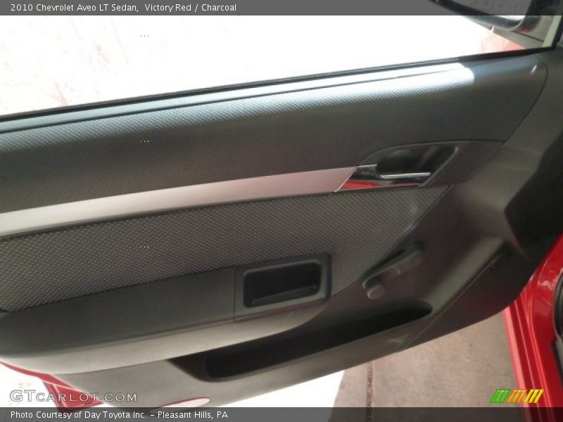 Victory Red / Charcoal 2010 Chevrolet Aveo LT Sedan