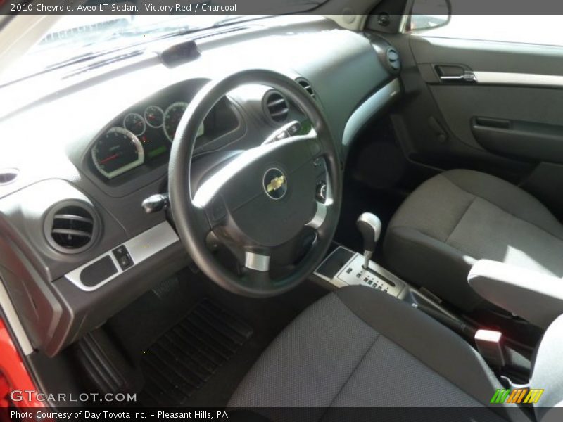 Victory Red / Charcoal 2010 Chevrolet Aveo LT Sedan
